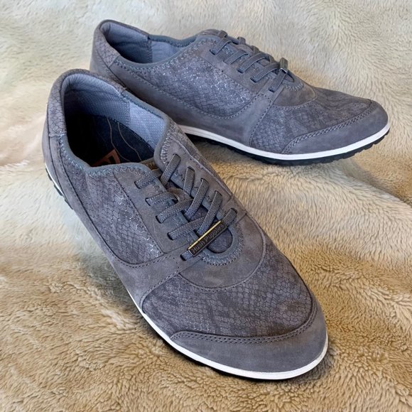 Hush Puppies Shoes - Hush Puppies dark grey sneakers 9 wide.